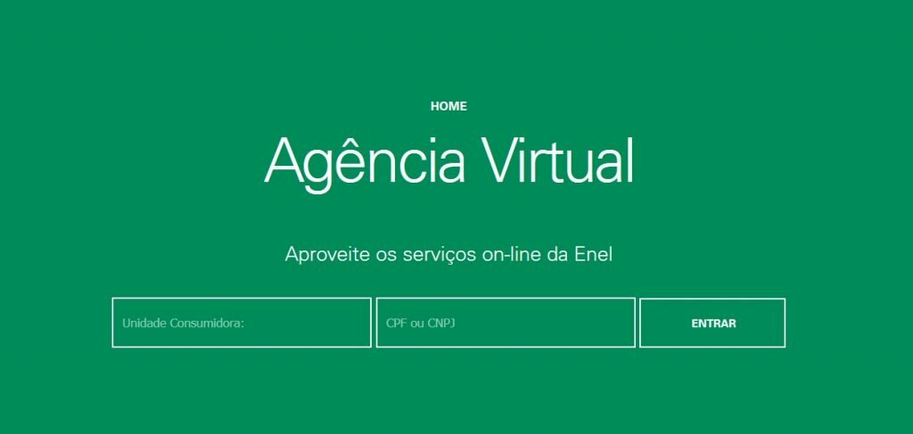 Segunda via conta de Luz - Enel Energia