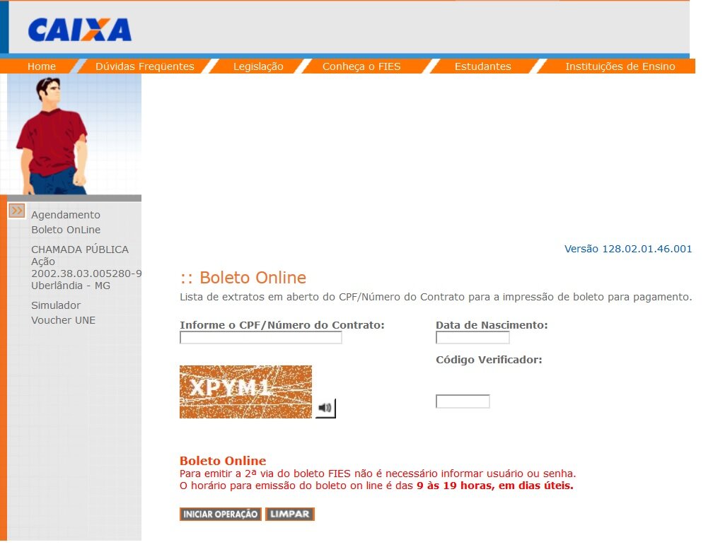 Boleto Fies
